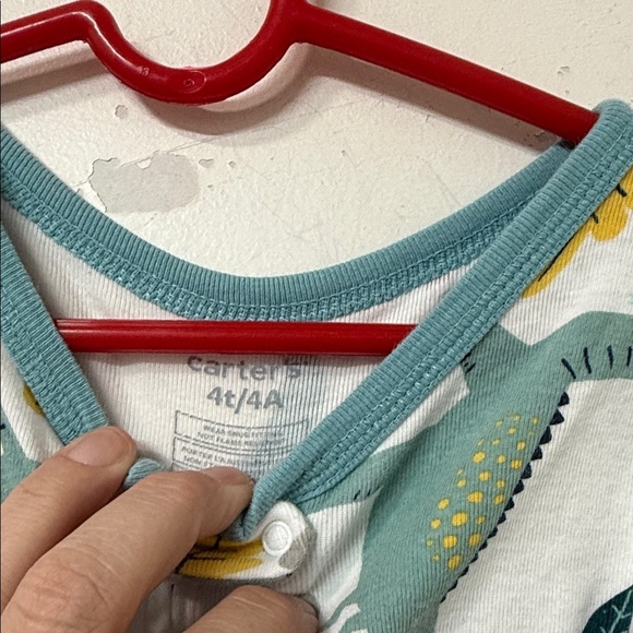 Carter's Multicolor Dinosaur Footie Pajama - Picture 3 of 3